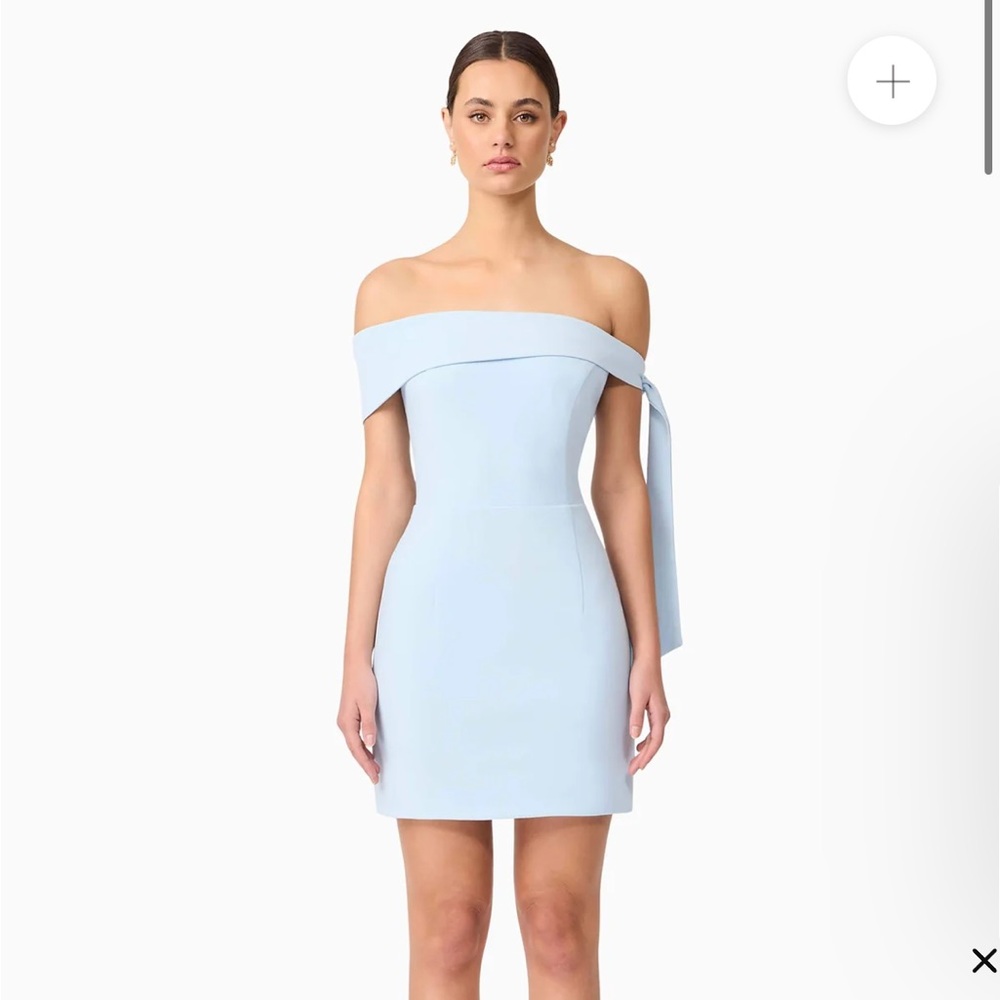 Elliatt One Shoulder Light Blue Dress